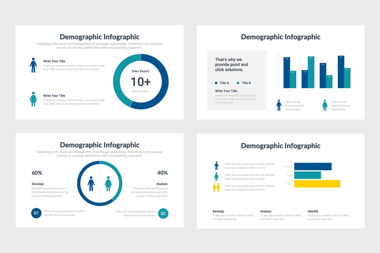 Demographic Infographics PPT - Template Power Point | Google Slide ...