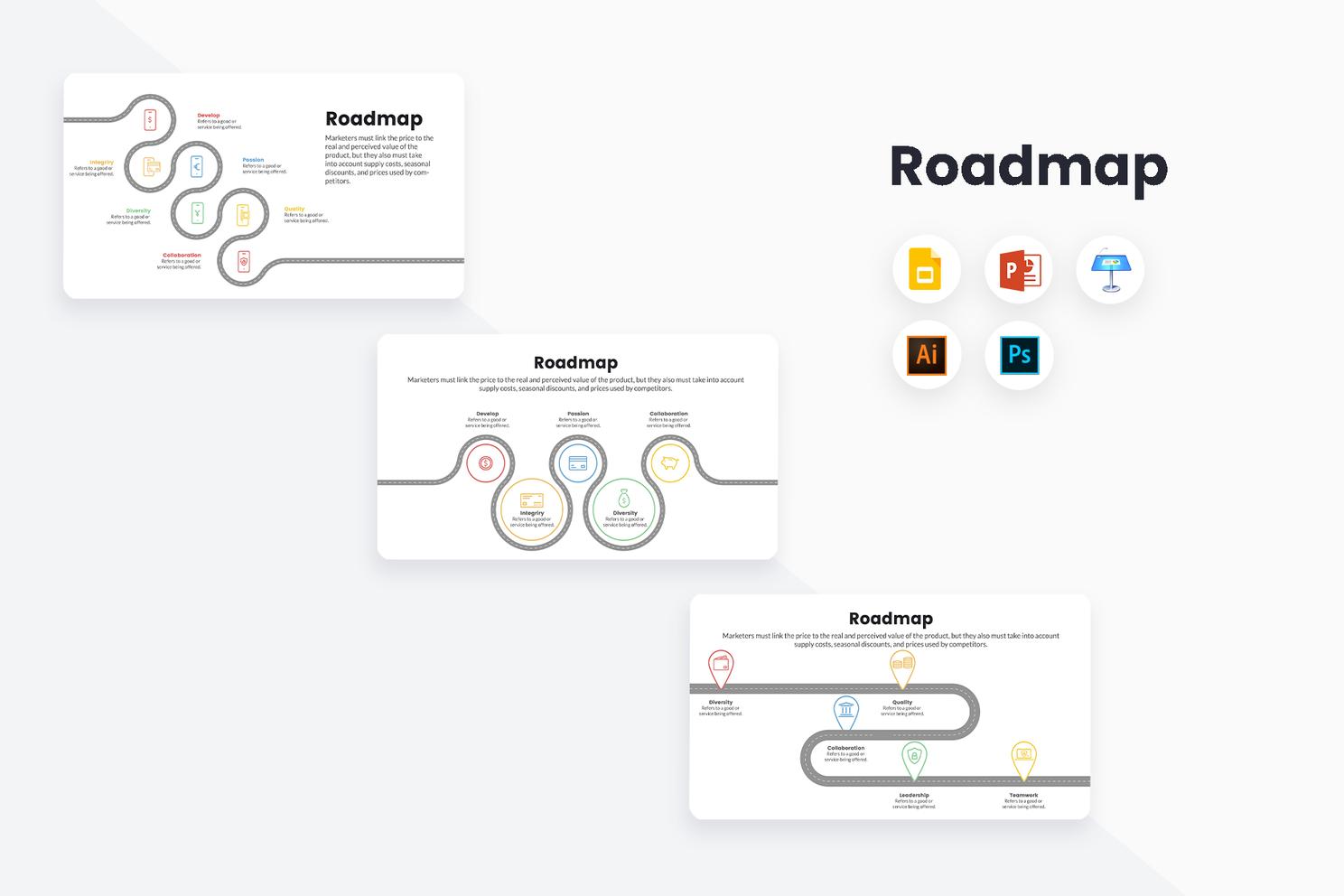roadmap-infographics-template-power-point-google-slide-excel